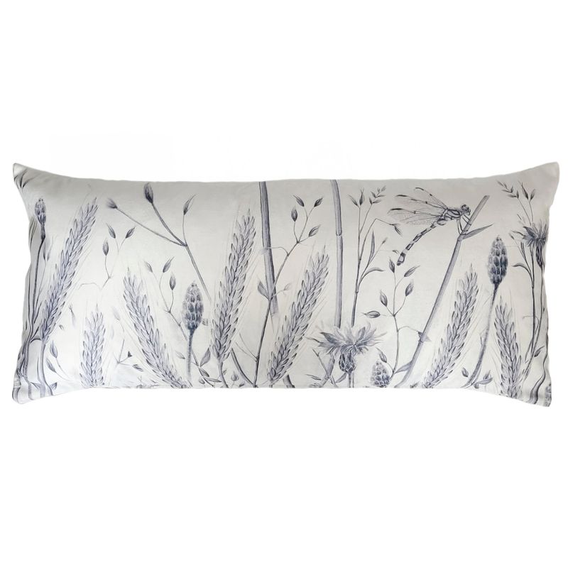 MARGARITA SCHEEL BY CASA ALVARINHO - FUNDA COJÍN VELVET ESPIGAS Y LIBÉLULA XL