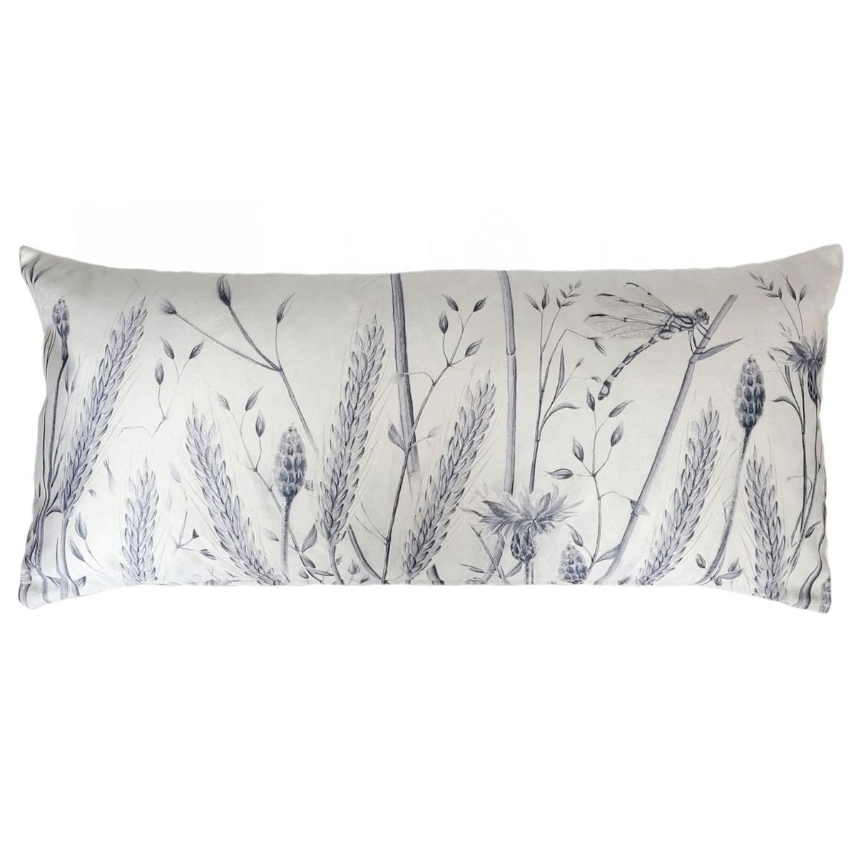 MARGARITA SCHEEL BY CASA ALVARINHO - COJÍN VELVET ESPIGAS Y LIBÉLULA XL