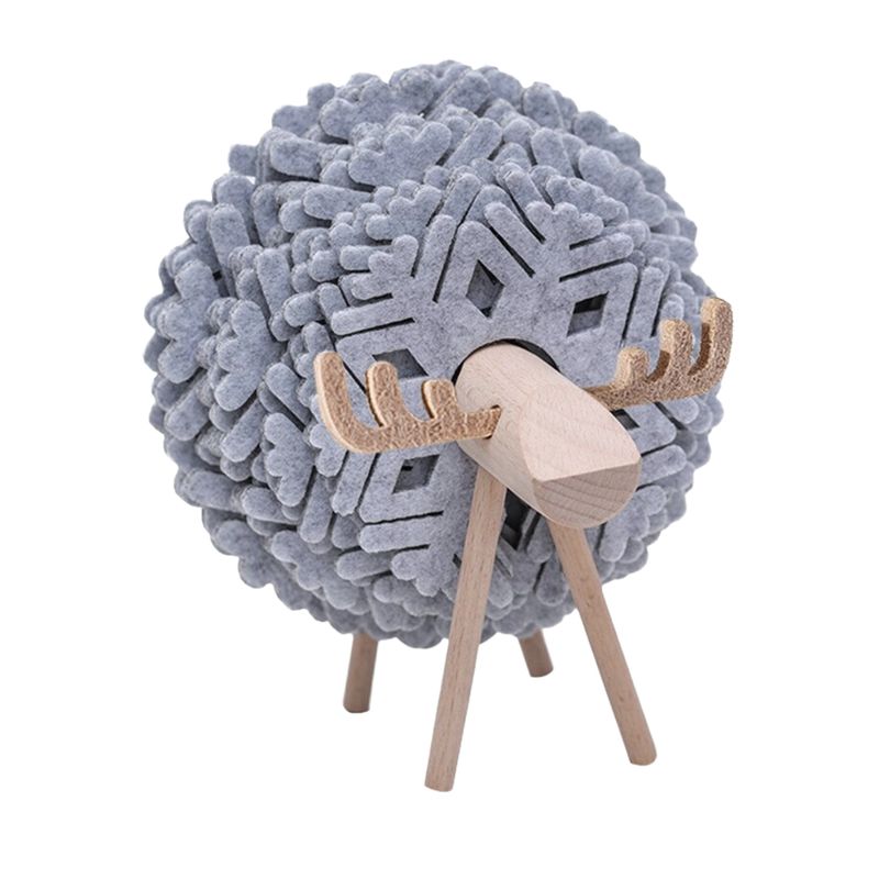 SANTU HOME & DECO - Posavasos con Soporte Reno Gris