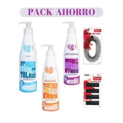 AFRO LOVE - PACK CURLY LOVE CON GANCHOS Y CINTILLO