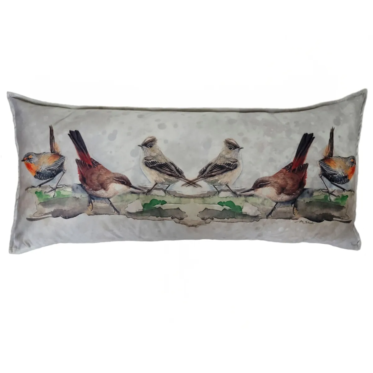 MARGARITA SCHEEL BY CASA ALVARINHO - FUNDA COJÍN VELVET NATIVOS LÍNEA XL