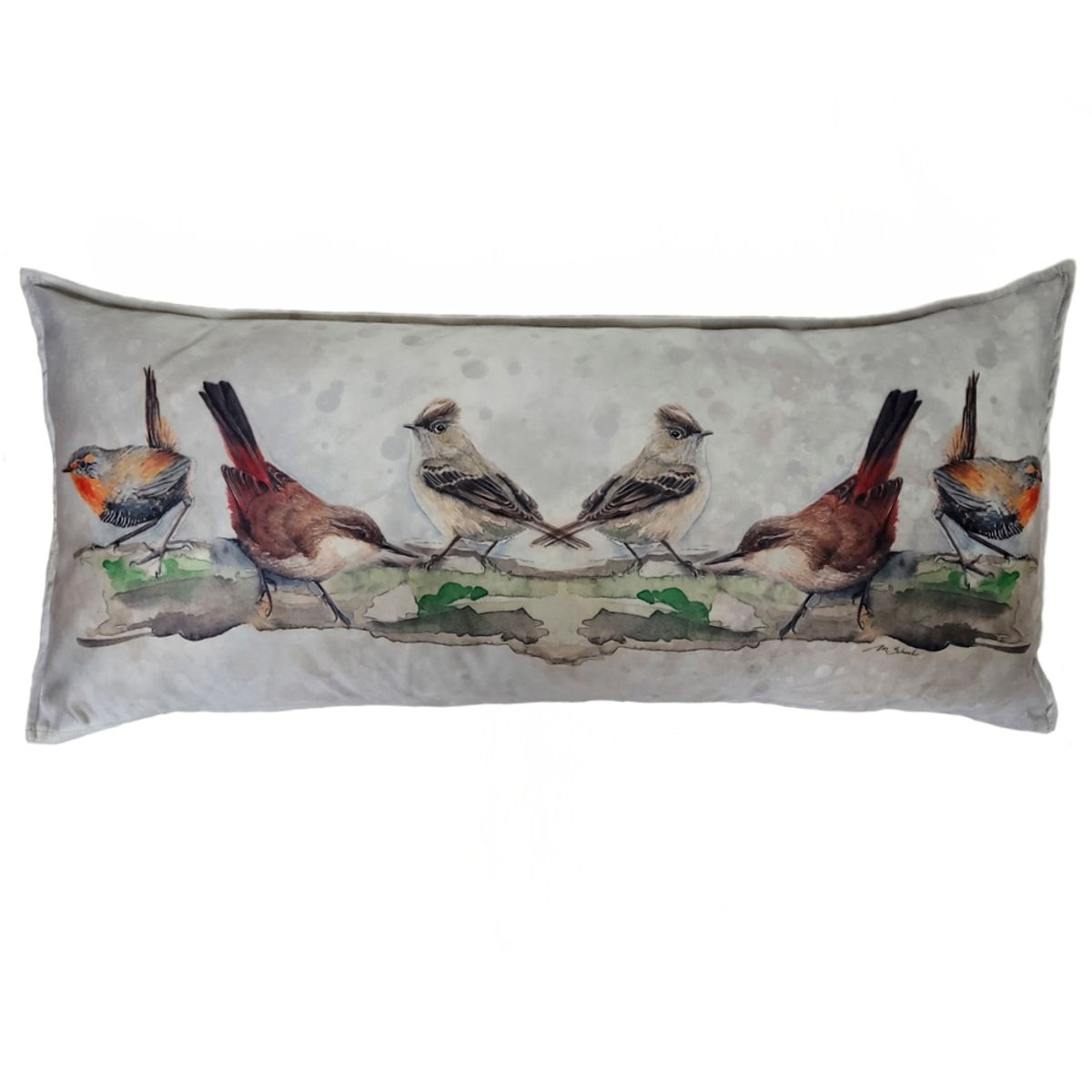 MARGARITA SCHEEL BY CASA ALVARINHO - FUNDA COJÍN VELVET NATIVOS LÍNEA XL