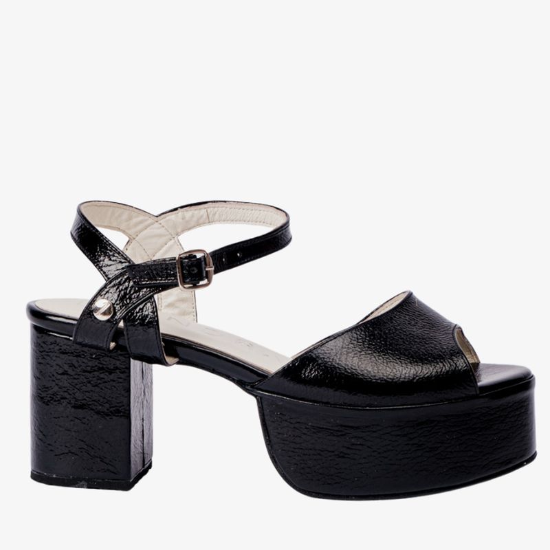 LEANDRA OMEGNA - SANDALIAS ROMEO BLACK - Negro
