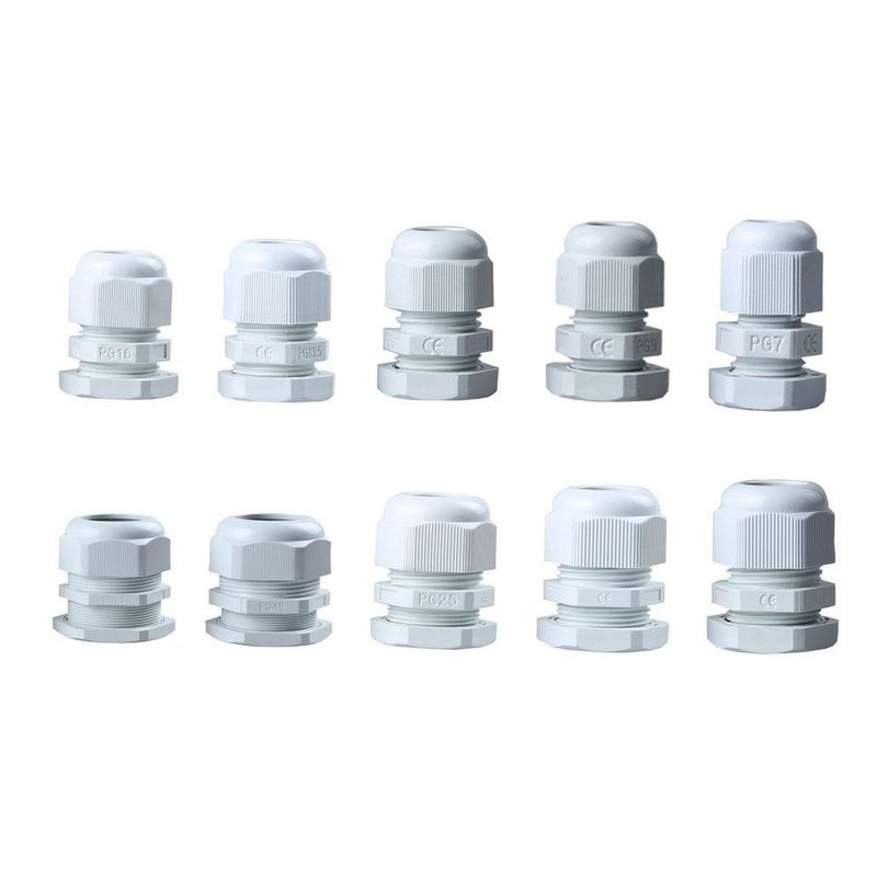 GENERICO - Pack X20u Prensa Estopa Pg-7 Conector De Nylon - Cimech 3d