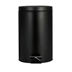 CRUSEC - Papelera 8 Litros Elegante Con Pedal Basurero Oficina Baño