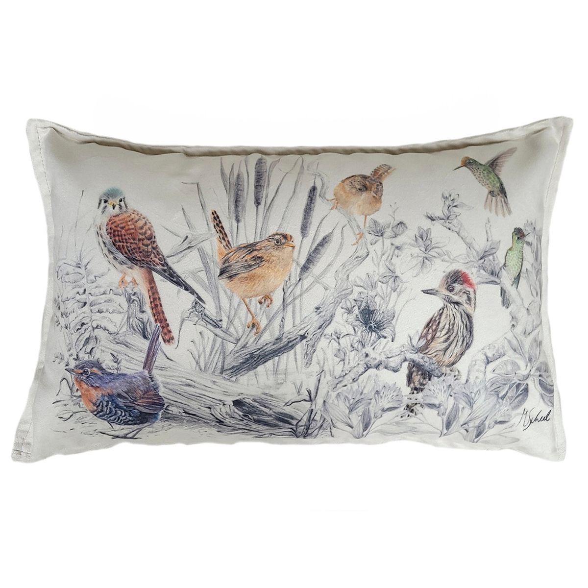 MARGARITA SCHEEL BY CASA ALVARINHO - FUNDA COJÍN VELVET ENCANTO NATIVO 50X30