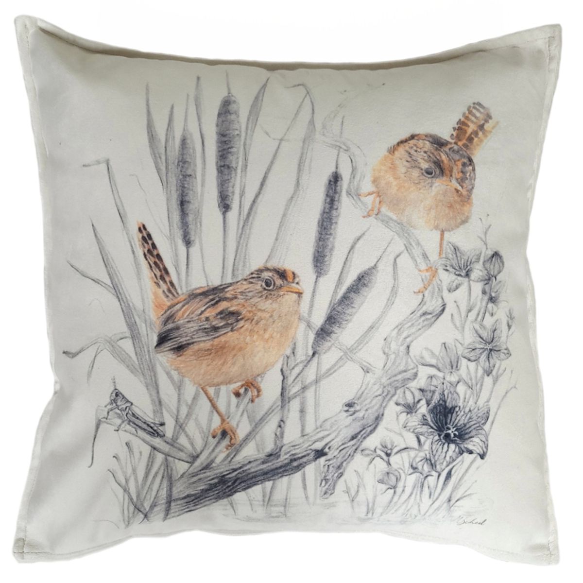 MARGARITA SCHEEL BY CASA ALVARINHO - FUNDA COJÍN VELVET ENCANTO CHERCANES 45X45