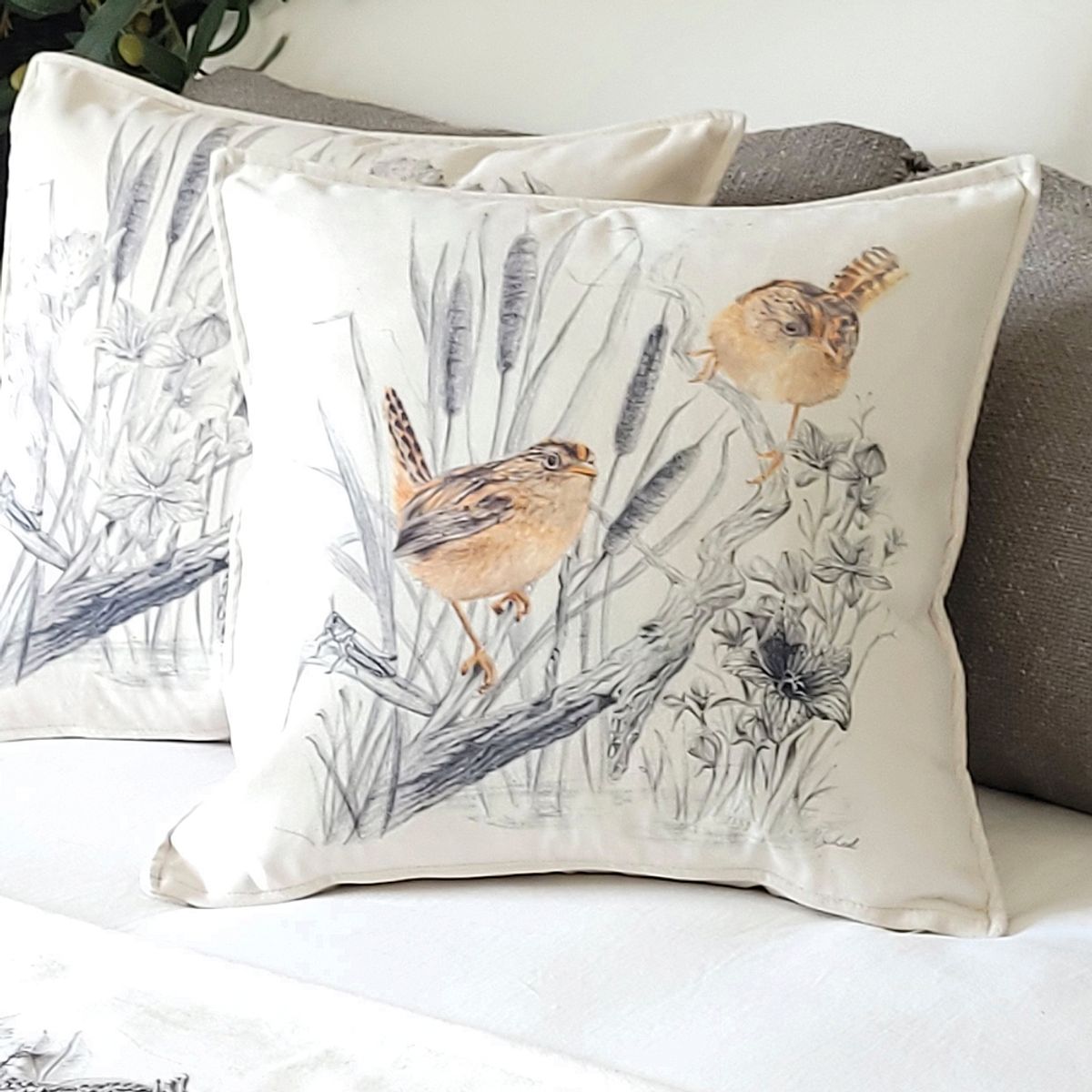 MARGARITA SCHEEL BY CASA ALVARINHO - FUNDA COJÍN VELVET ENCANTO CHERCANES 45X45