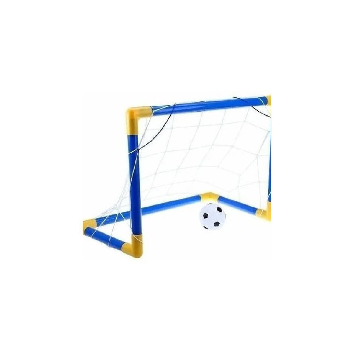 U BUY - Pack 2 Mini Arco De Futbol Grande Pvc Armable + Accesorio