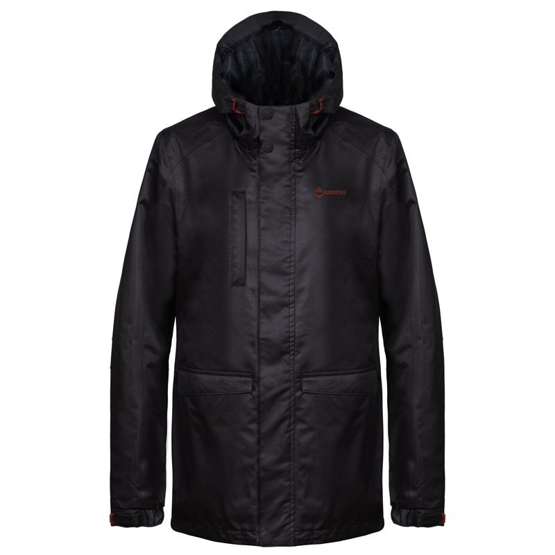 GNOMO - Chaqueta Impermeable Naren Mujer Black Gnomo