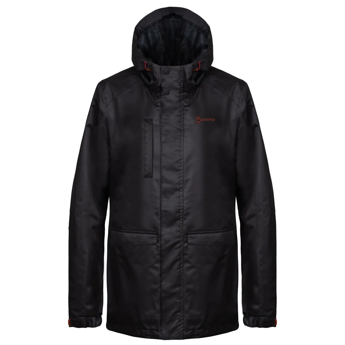 GNOMO - Chaqueta Impermeable Naren Mujer Black Gnomo