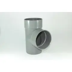 MOHICAN - Tee Reduc. 110x50 Mm Pvc Sanitario Gris 3 Uni