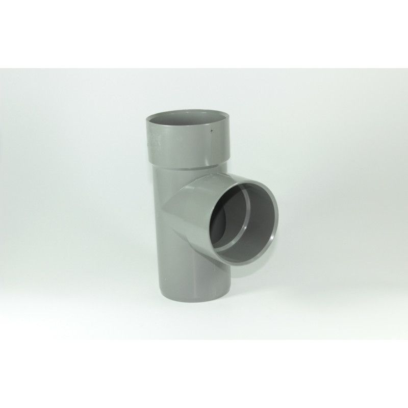 MOHICAN - Tee 50 Mm Pvc Sanitario Gris