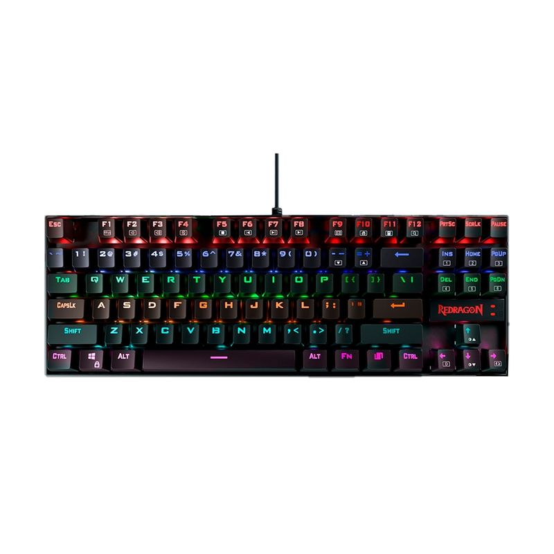 REDRAGON - Teclado KUMARA K552 RAINBOW ESPAÑOL SWITCH ROJO