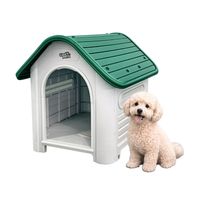 Casa Para Perro Pequeña Verde 75x59x66 Cms Coolpets