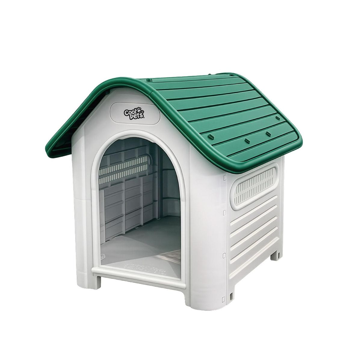 COOL PETS - Casa Para Perro Pequeña Verde 75x59x66 Cms Coolpets