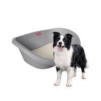 Cama De Mascota Con Cojín L Gris 80×54.5×24 Cms Coolpets