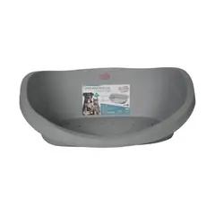 COOL PETS - Cama De Mascota Con Cojín L Gris 80×54.5×24 Cms Coolpets