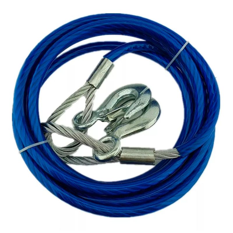 MAKAWA - Cable De Remolque Auto Piola Acero 6000kgs 12mm X 4m Makawa