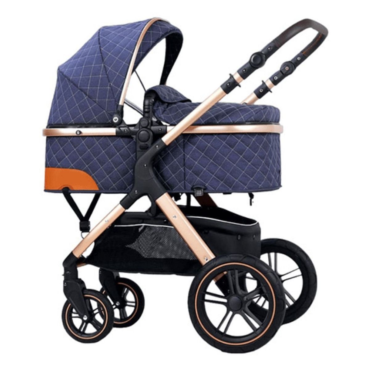 CRUSEC - Coche Cuna Bebé 5 En 1 Plegable Multifuncional