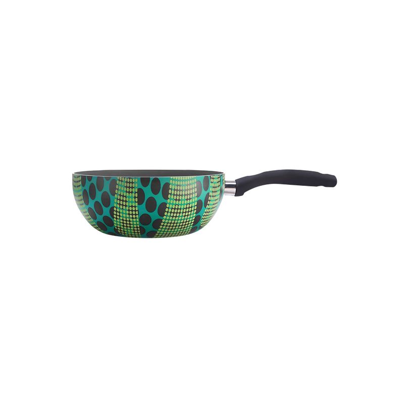DORAL - Wok De Aluminio Antiadherente 22 cm Happy Colors DORAL