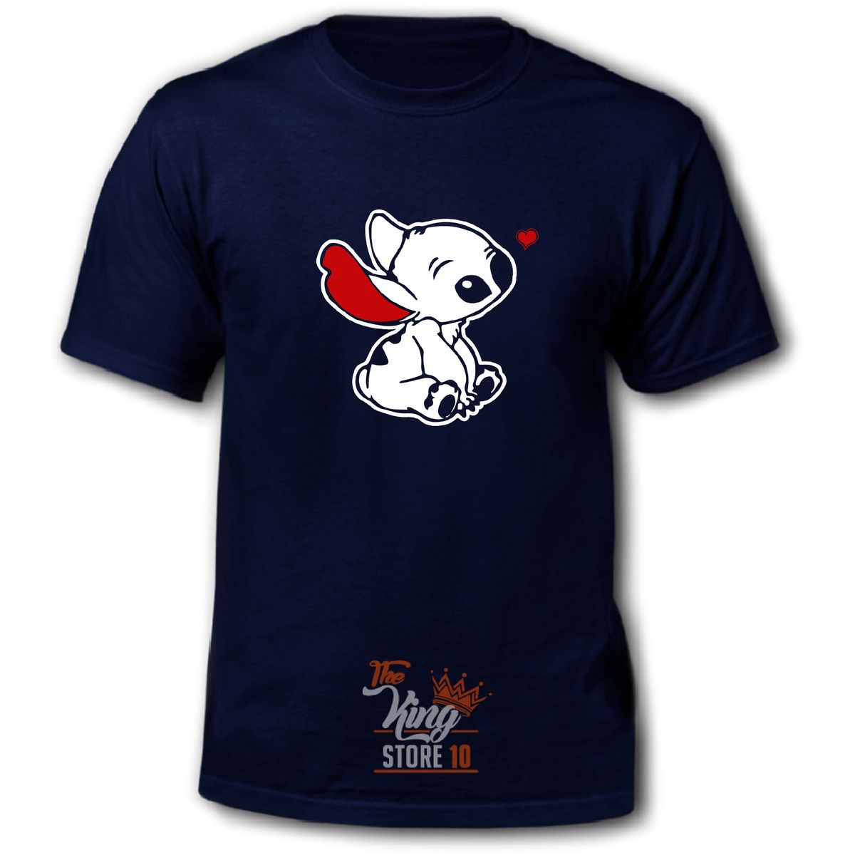 GENERICO - Polera Lilo  Stich Corazón Ohana Familia