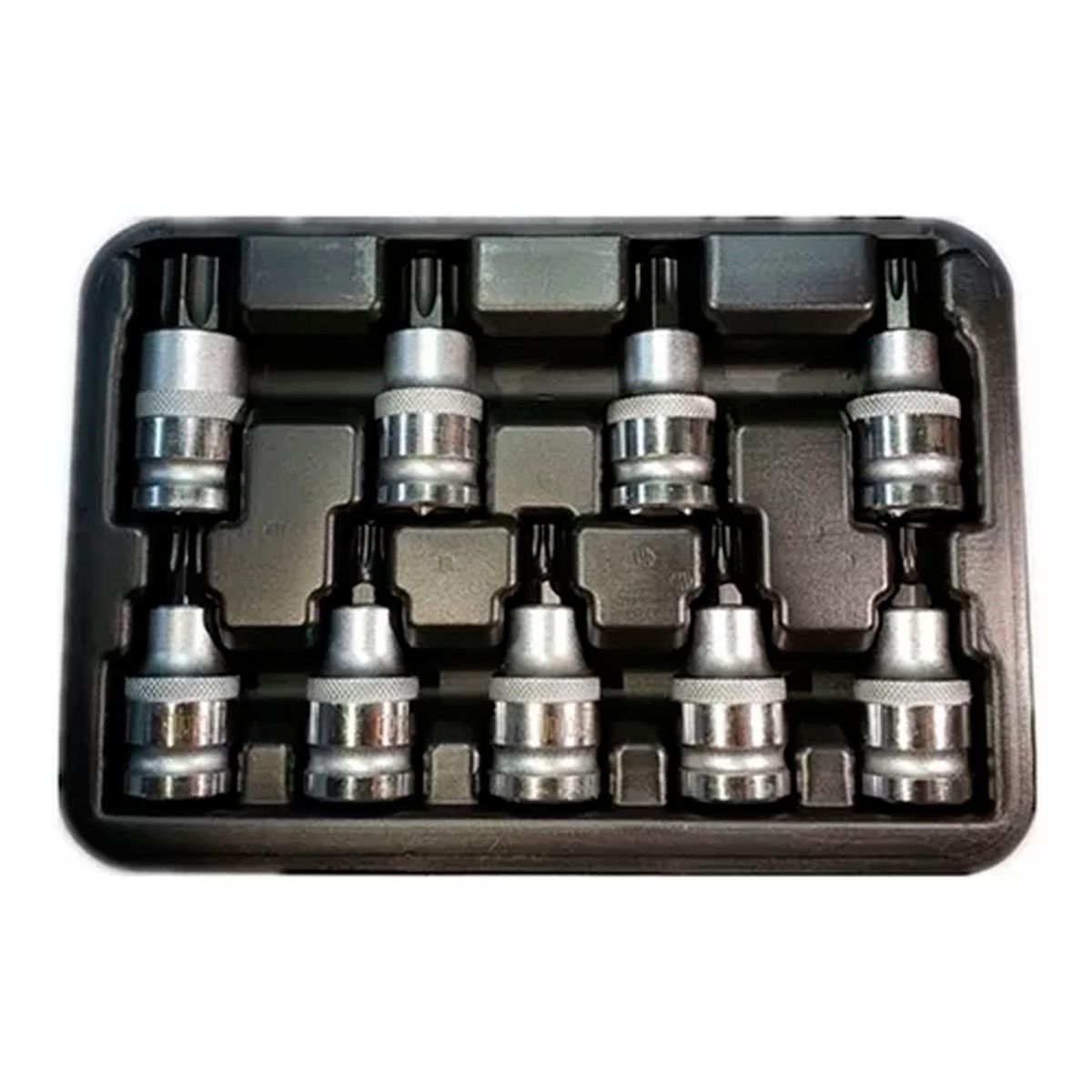 UYUSTOOL - Juego De Dados 1/2 Torx Estrella Macho 9 Piezas Uyustools