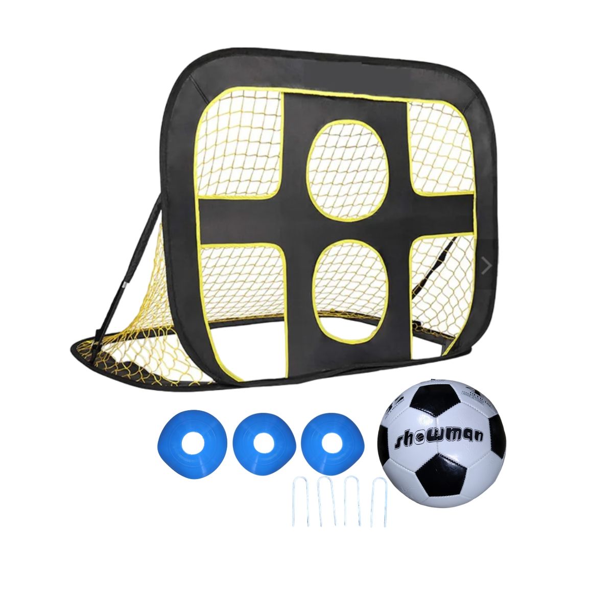 GENERICO - Balon Conos Arco Futbol Entrenamiento Porteria Juego Niños…