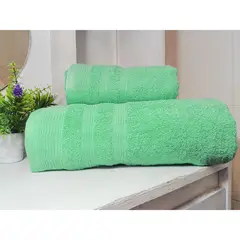 CANNON - Toallas Illusions Verde Manzana Set 2 (toalla De Cuerpo +mano)