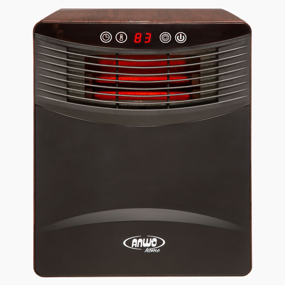 ANWO - Estufa Eléctrica Infrarroja Anwo 1500 Watts Filtro UV Madera