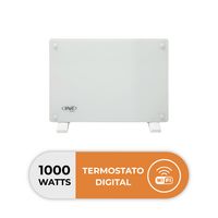 Estufa Eléctrica Panel Convectivo Vidrio con Wifi 1000 W NDFL1000V