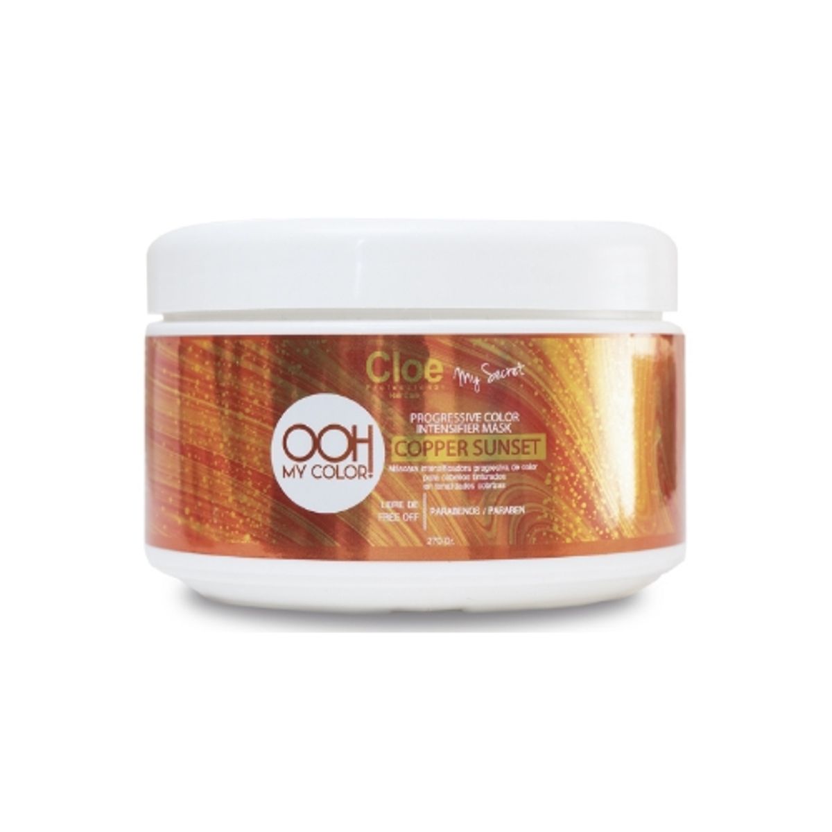 CLOE - Máscara COPPER SUNSET – PROGRESSIVE COLOR INTENSIFIER MASK 270 GR