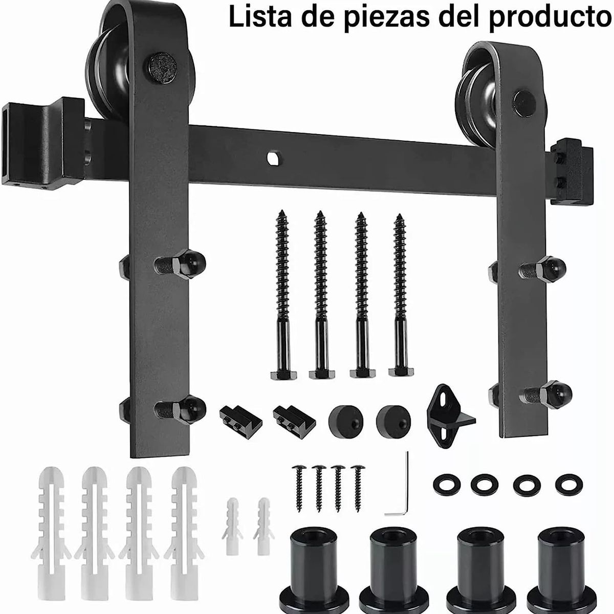 BLUEDREAMER - Herraje Riel Para Puerta Corrediza Puerta De Granero 66ft2m