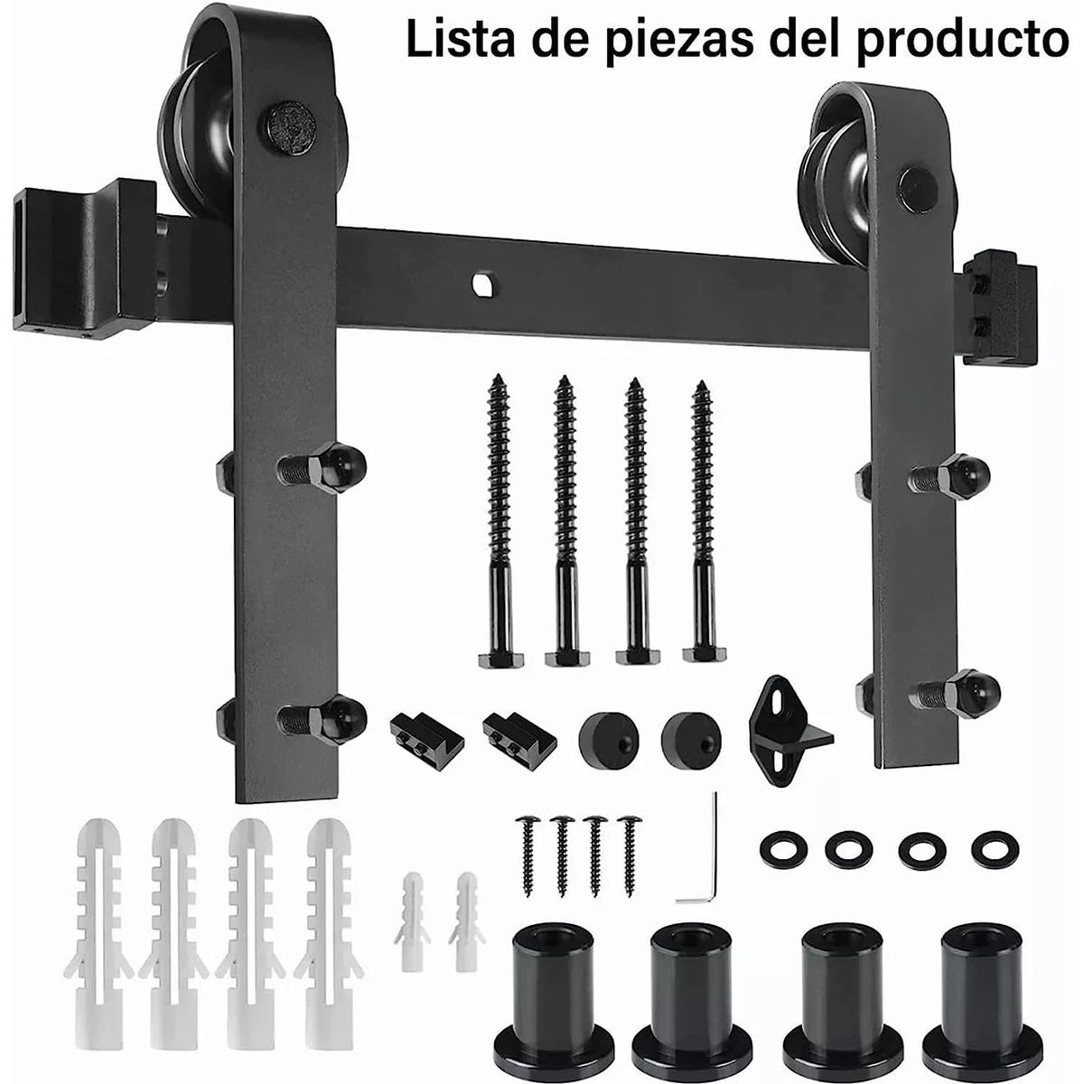 BLUEDREAMER - Herraje Riel Para Puerta Corrediza Puerta De Granero 66ft2m