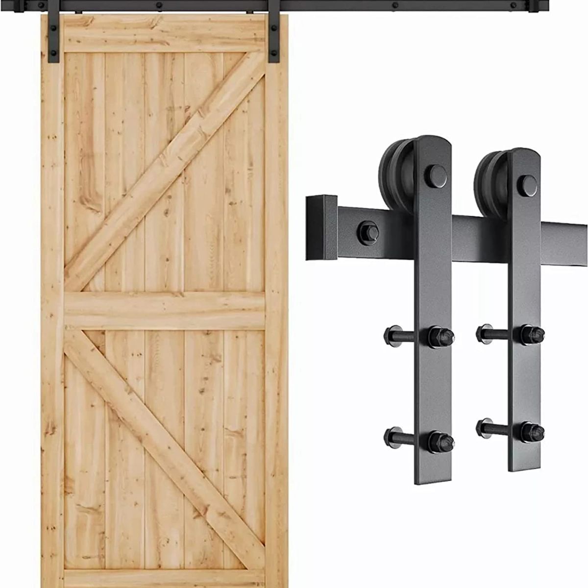 BLUEDREAMER - Herraje Riel Para Puerta Corrediza Puerta De Granero 66ft2m