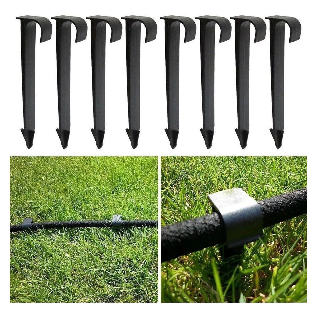 KUANGYE - 100 Uds Estaca Baston Manguera Polietileno 1/2 - 16 Mm