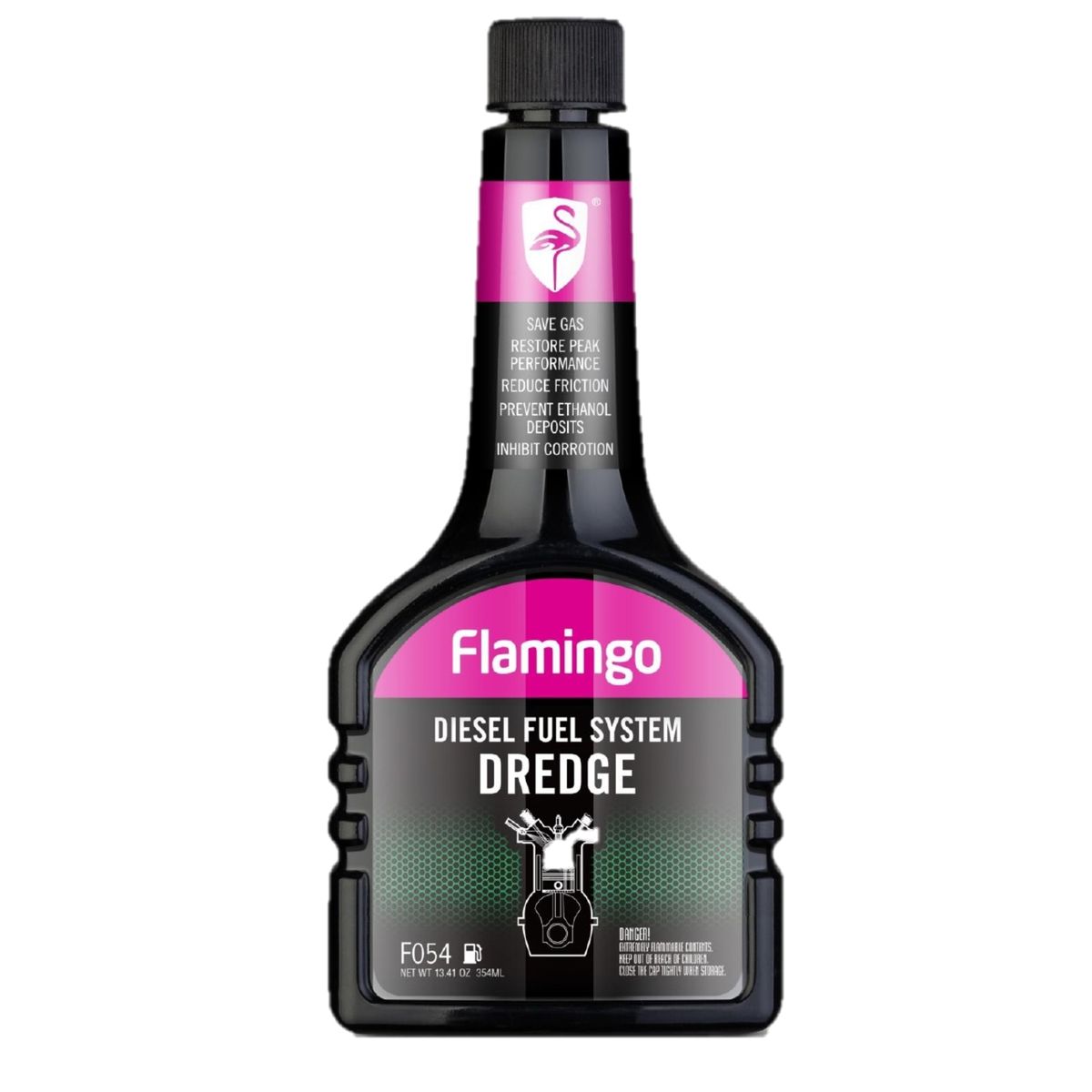 FLAMINGOS - Limpia Inyectores De Diesel 354 Ml Flamingochile