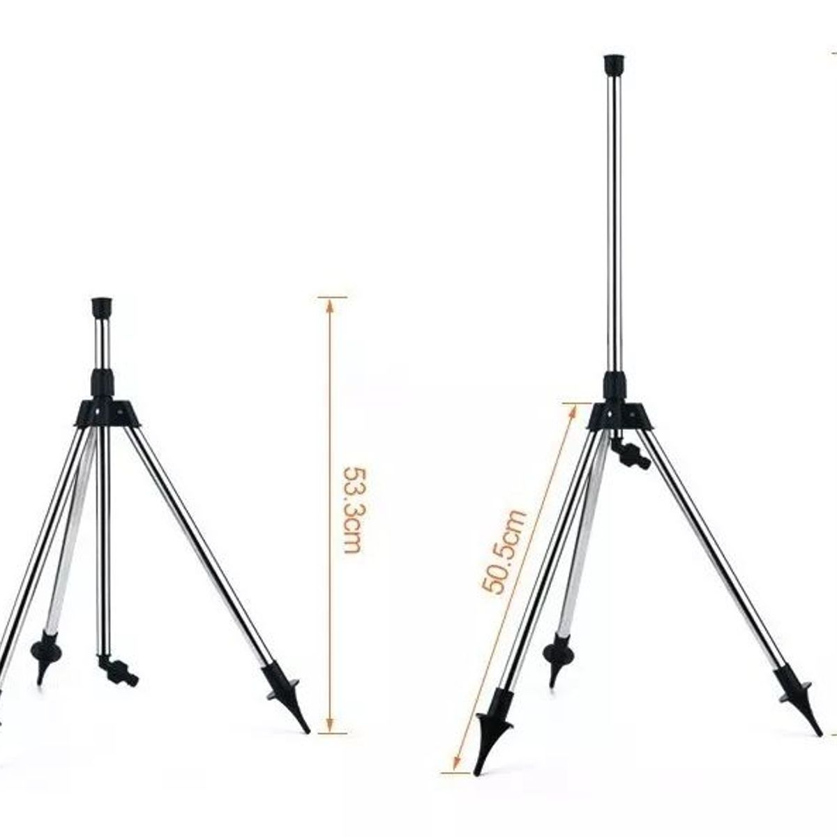 KUANGYE - Aspersor Impacto Bronce 12  Trípode Aluminio Kit De Riego