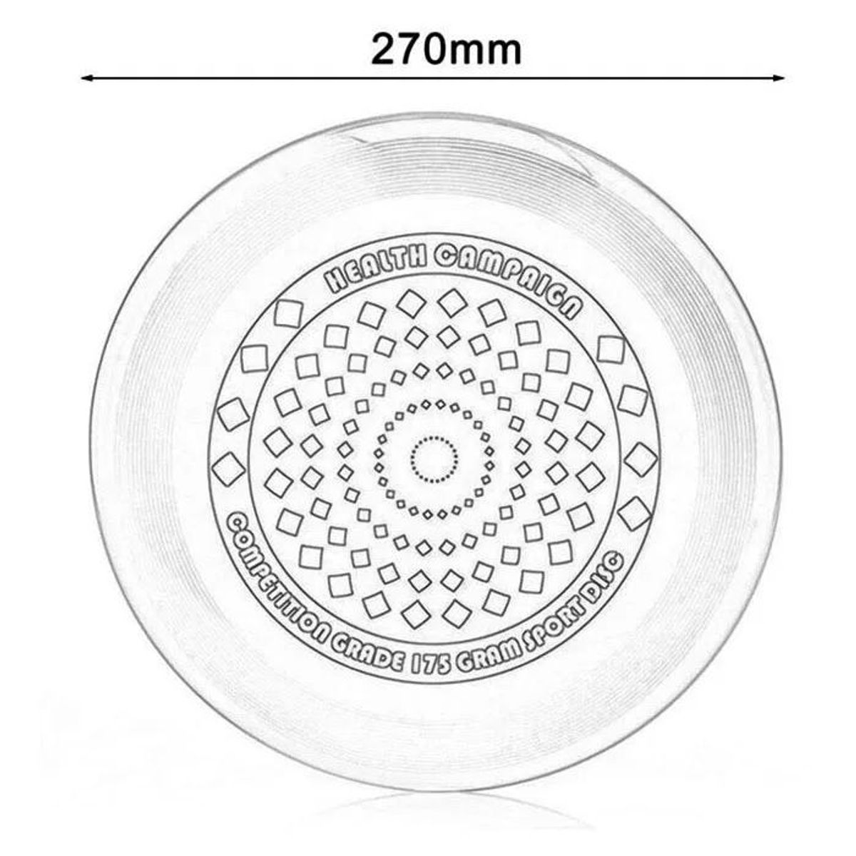 KUANGYE - Disco Volador Categoria Profesional Ultimate Frisbee 175 Grs