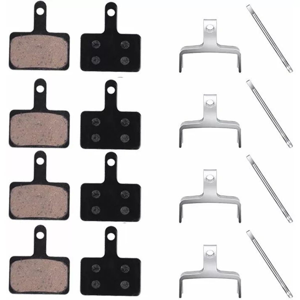 KUANGYE - 4 Juegos Balatas Shimano B01s Tektro M315 M355 M395 Mt200