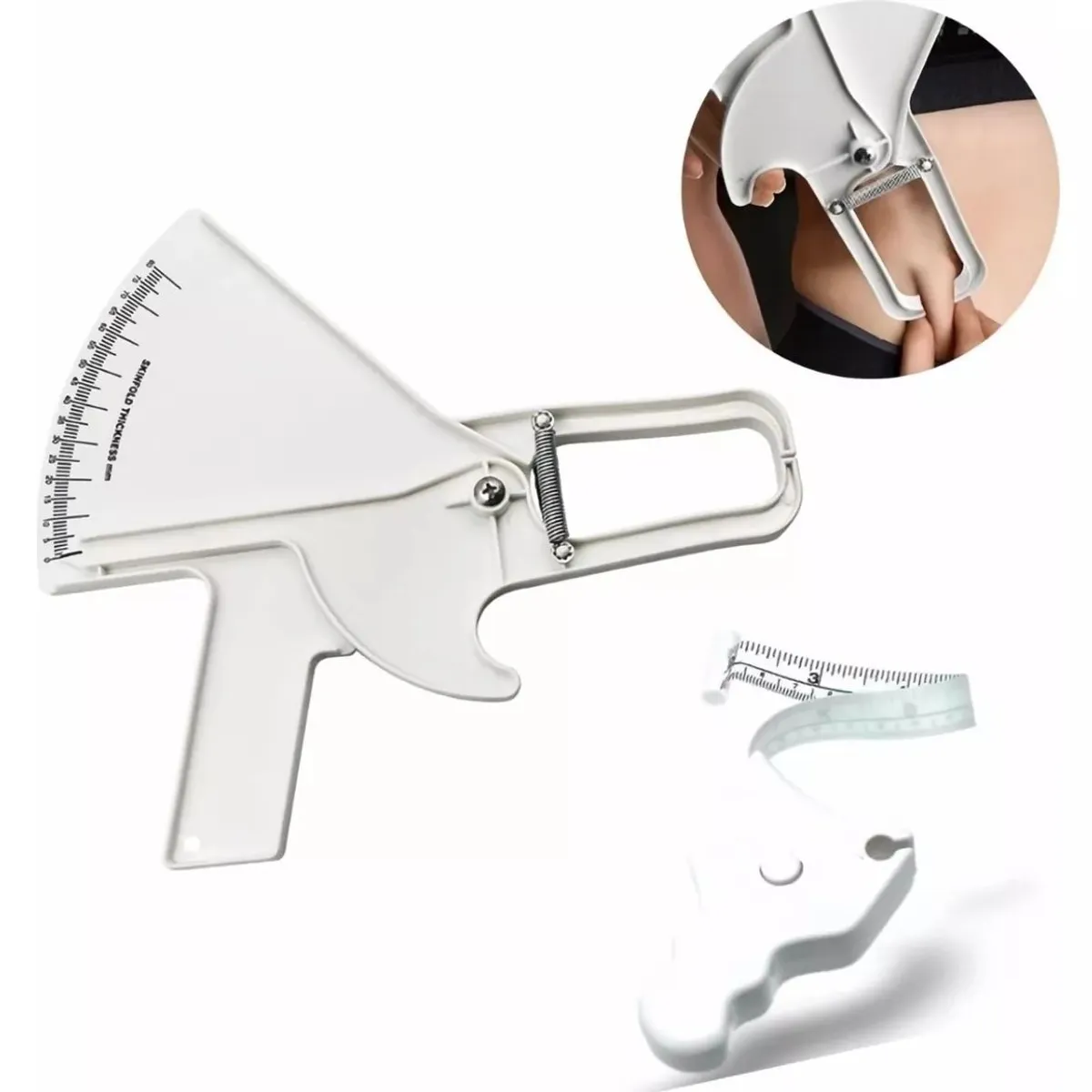 KUANGYE - Calipers Medidor De Grasa Corporal Adipometro  Huincha