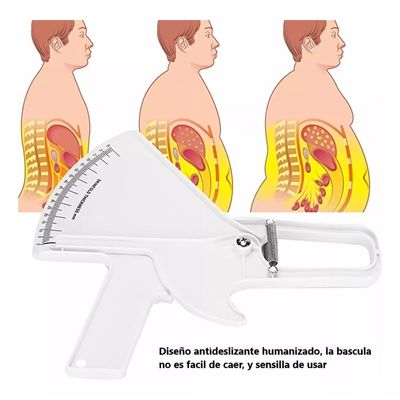 Imagen 2 del producto Calipers Medidor De Grasa Corporal Adipometro Huincha