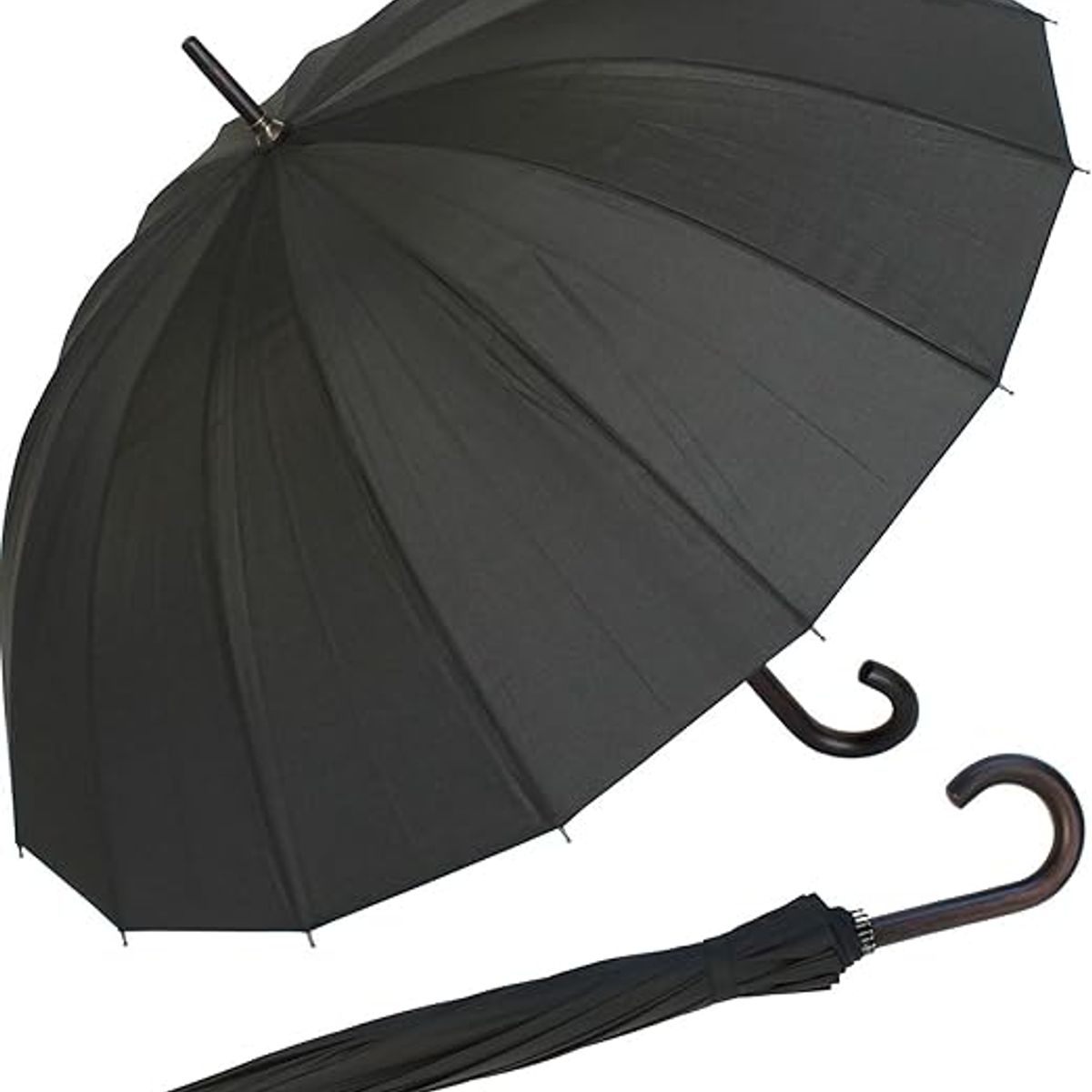 KUANGYE - Paraguas Resistente Al Viento Y La Lluvia De 16 Varillas