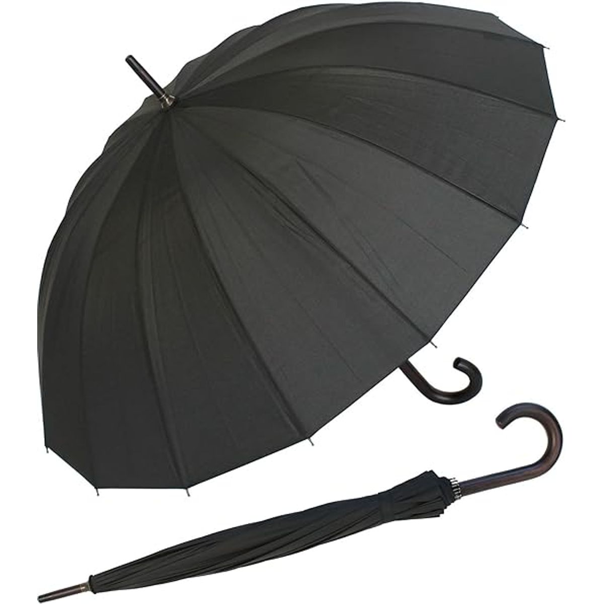 KUANGYE - Paraguas Resistente Al Viento Y La Lluvia De 16 Varillas