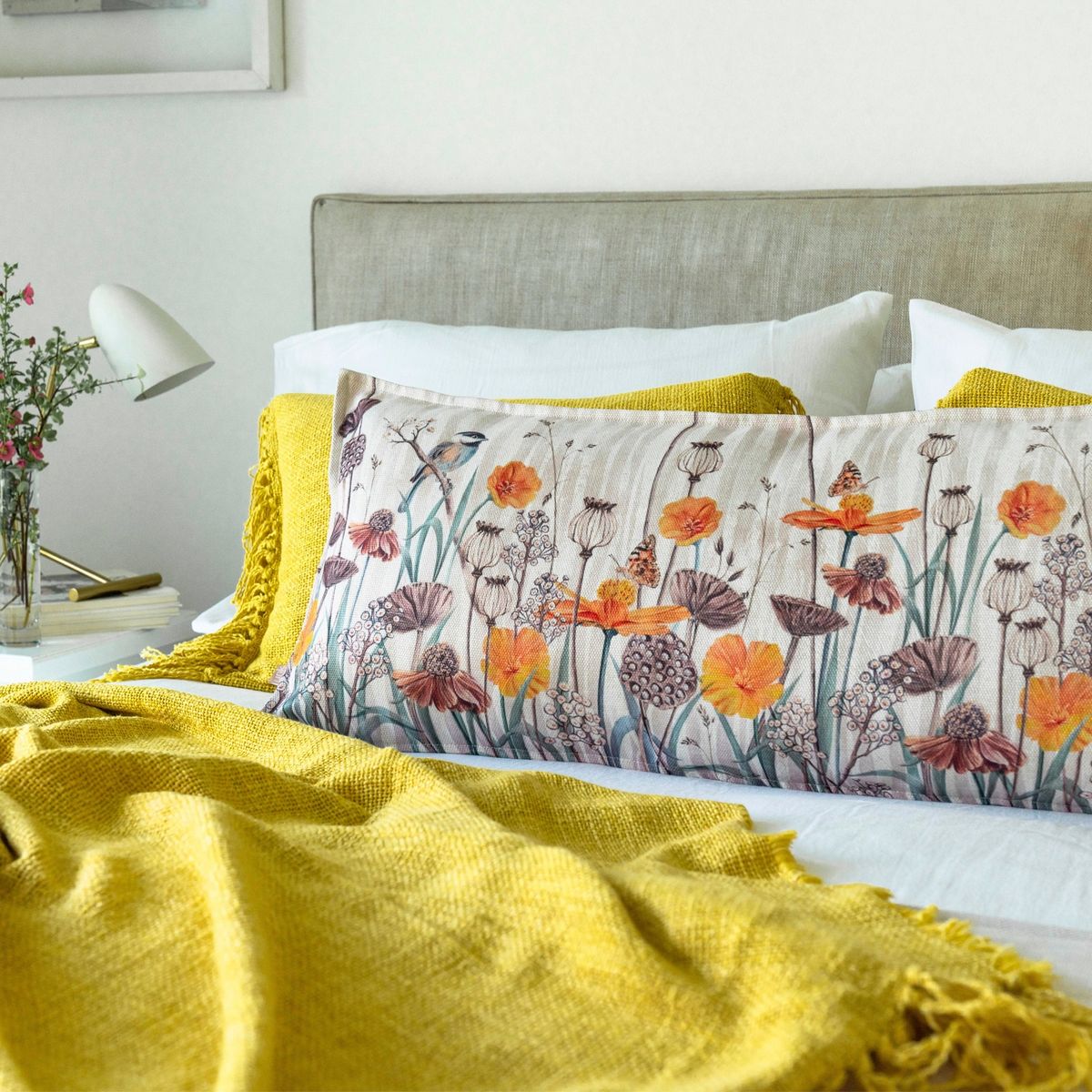 MARGARITA SCHEEL BY CASA ALVARINHO - COJÍN MARISA CICLO AMAPOLAS XL