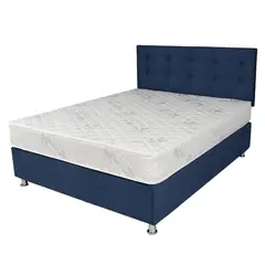 SPOMO - Box Americano Alegro T3500 Capitoné 2 PL Azul