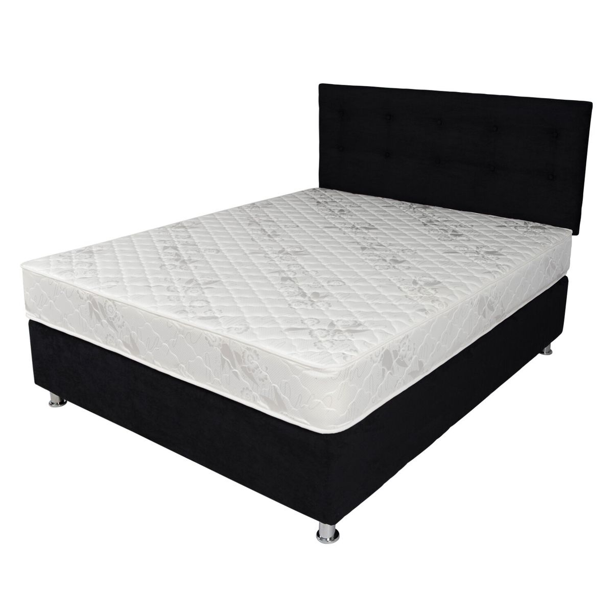 SPOMO - Box Americano Alegro T3500 Capitoné 2 PL Negro