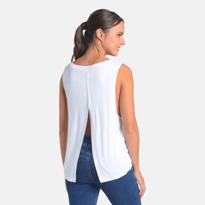 Imagen 2 del producto Top Asimétrico Con Tirantes Anchos De Viscosa