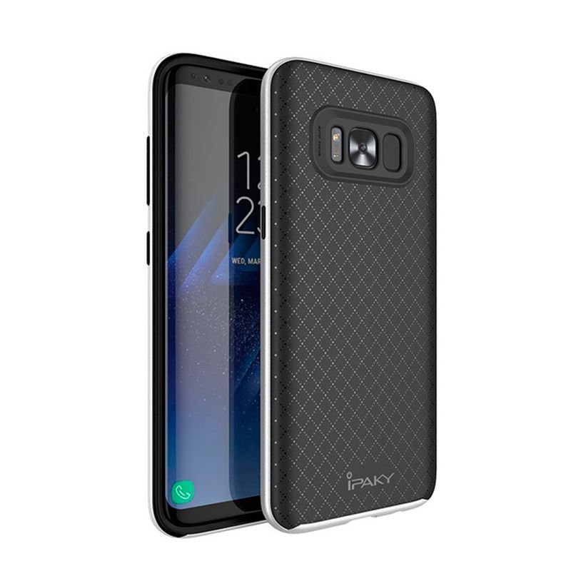 GENERICO - Carcasa Original iPaky para Samsung S8 Plus Plata