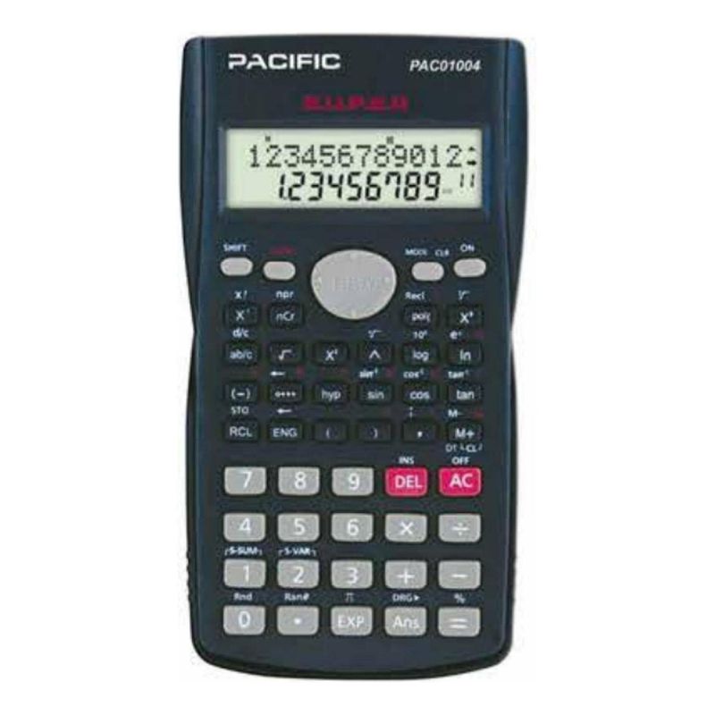 PACIFIC - CALCULADORA CIENTIFICA PACIFIC PAC01004 240FUN 12DIGITOS